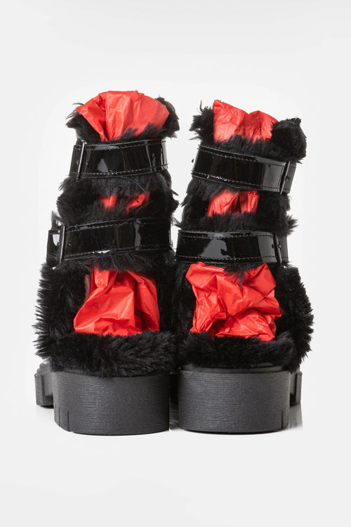 DIANA BLACK BOOTS XENIA SOLOMOU
