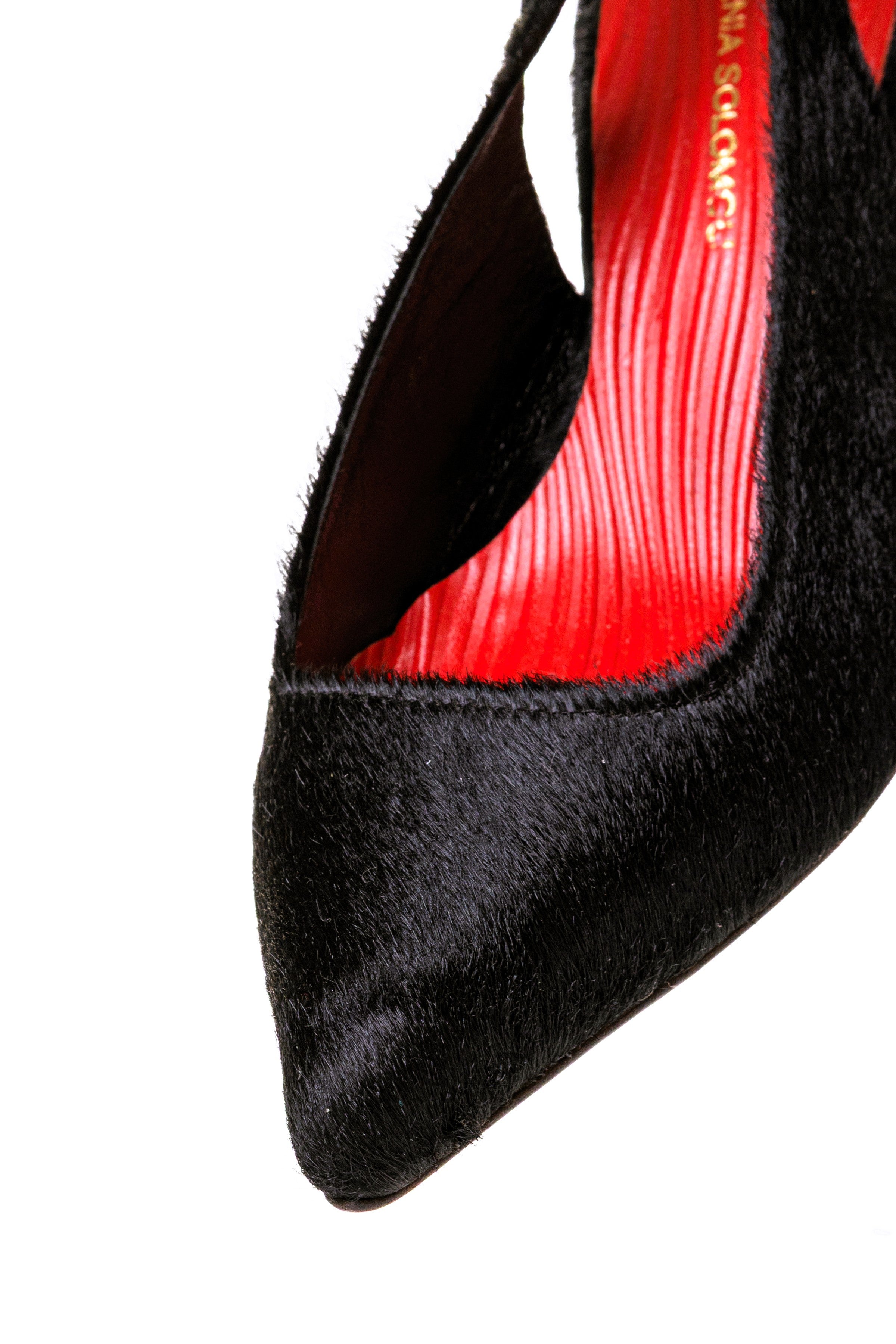 PUMPS BLACK PONY 6.5