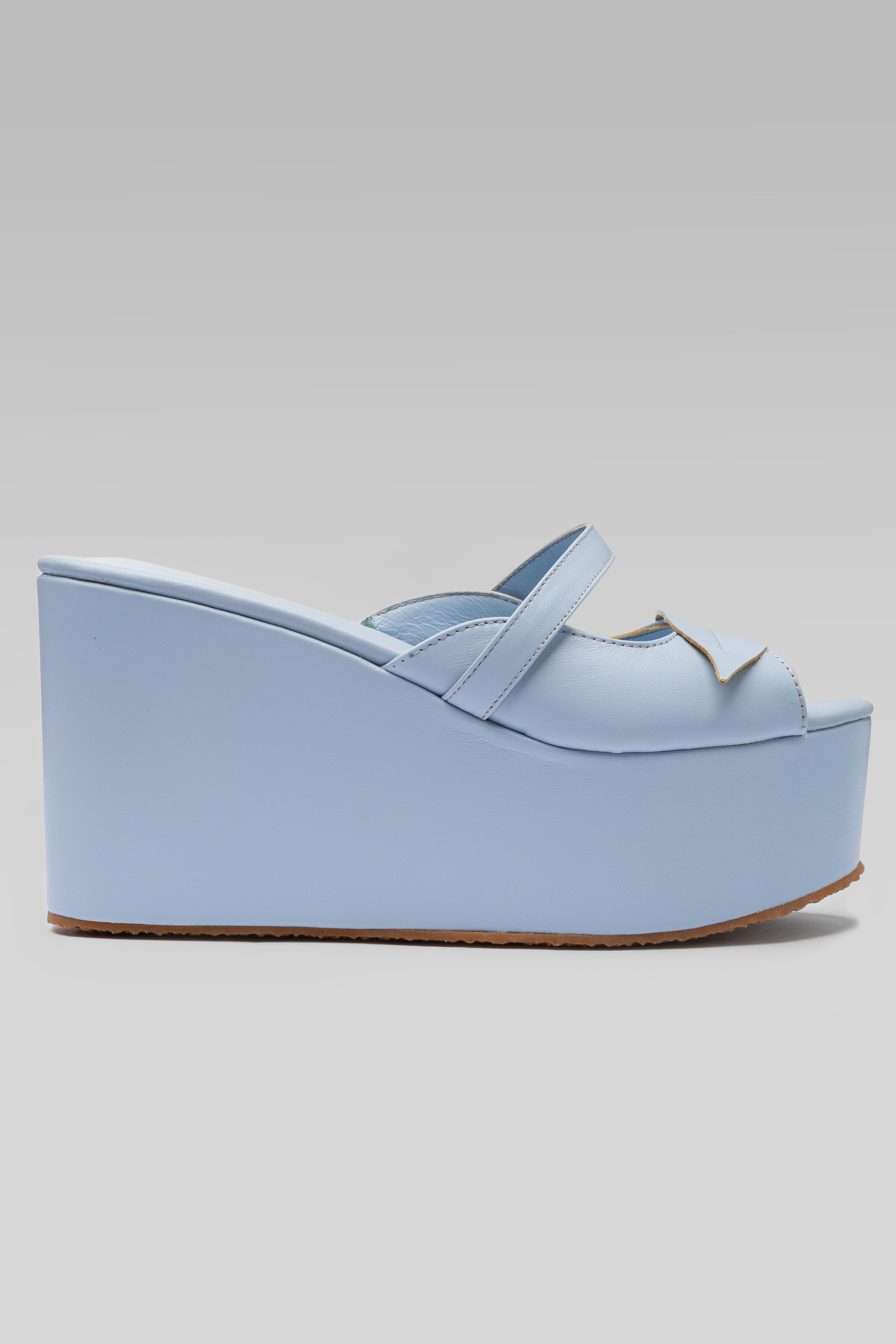 HAVANA BABY BLUE PLATFORMS 10