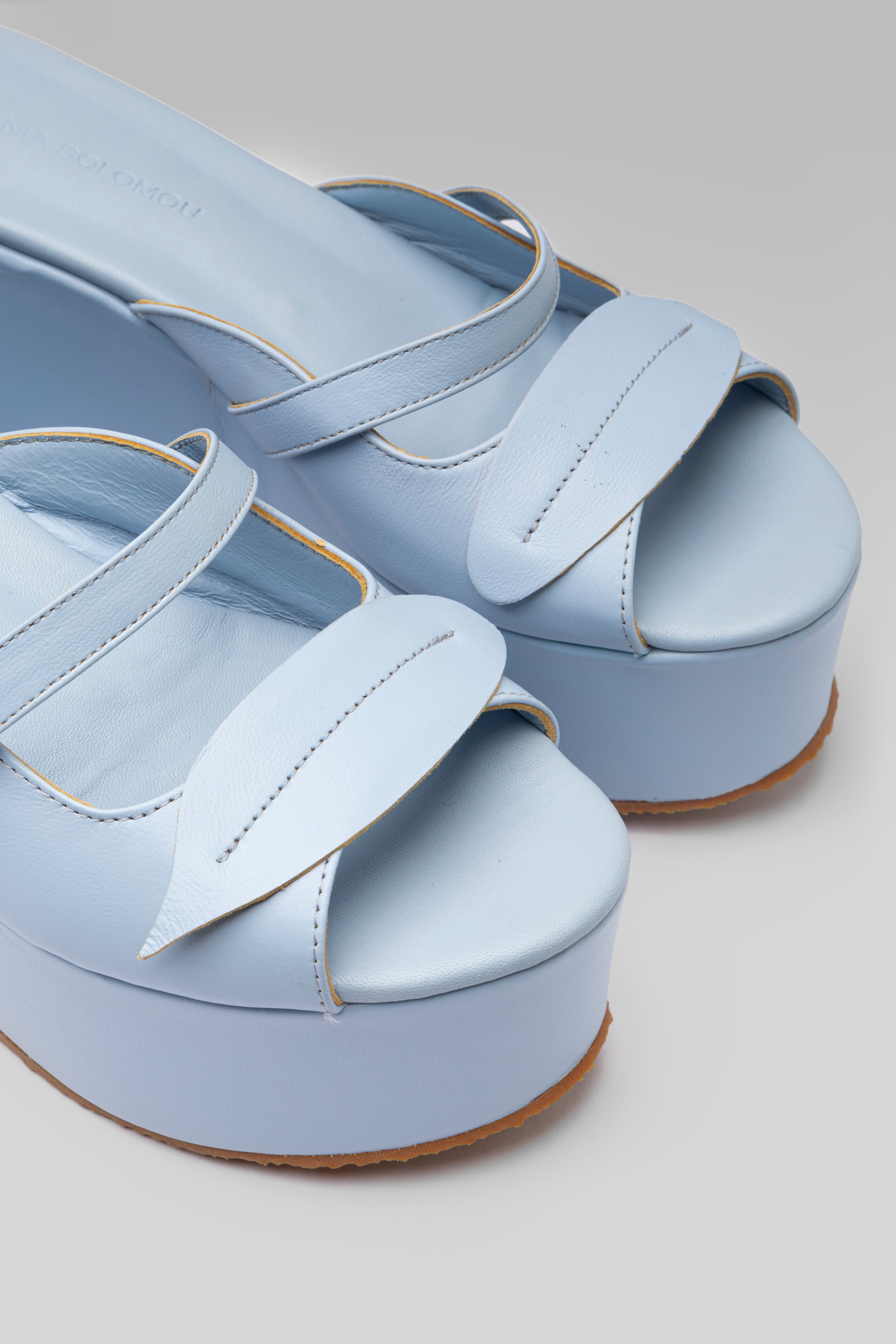 HAVANA BABY BLUE PLATFORMS 10