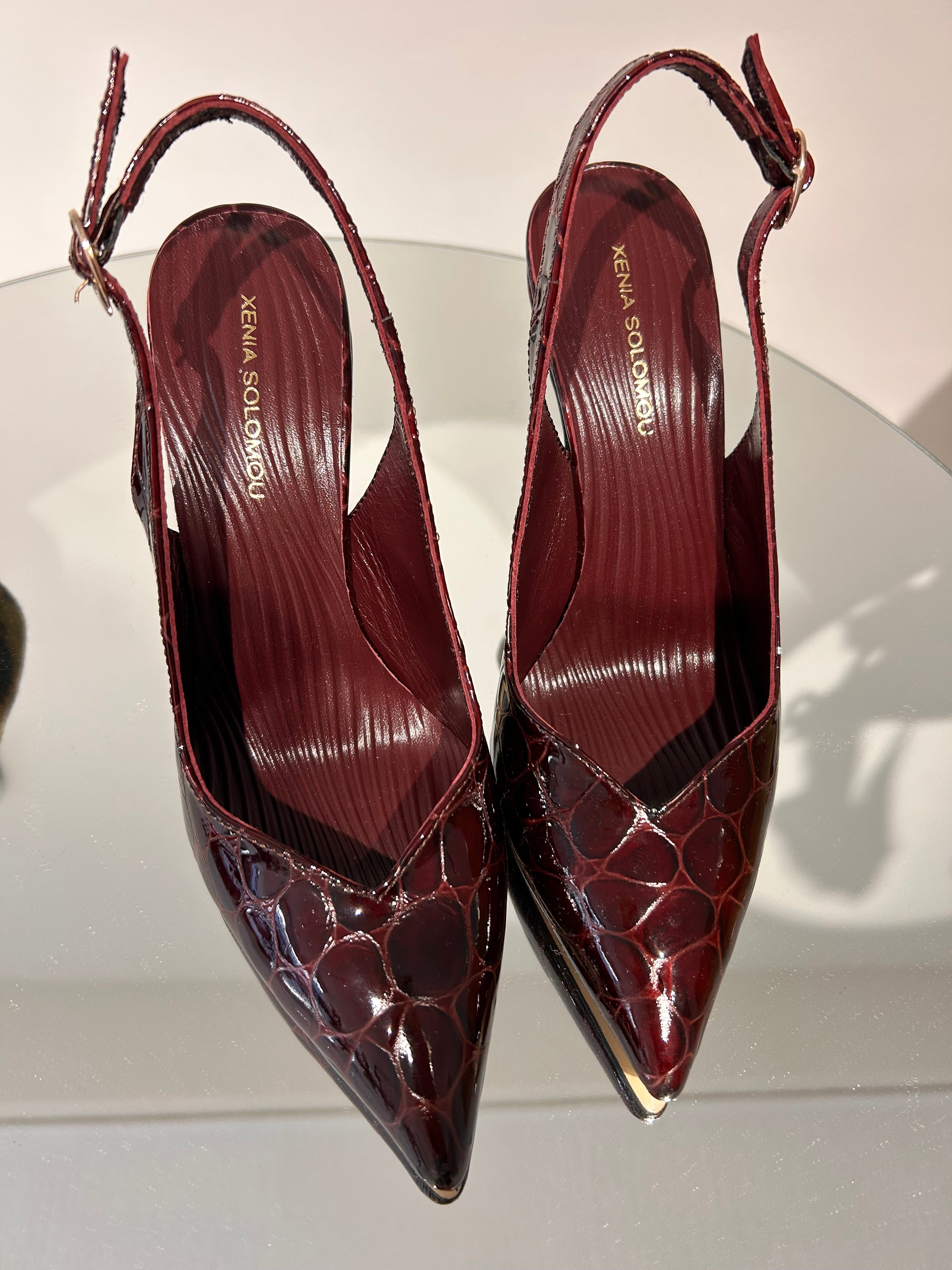PUMPS WINE BURGUNDY 9.5