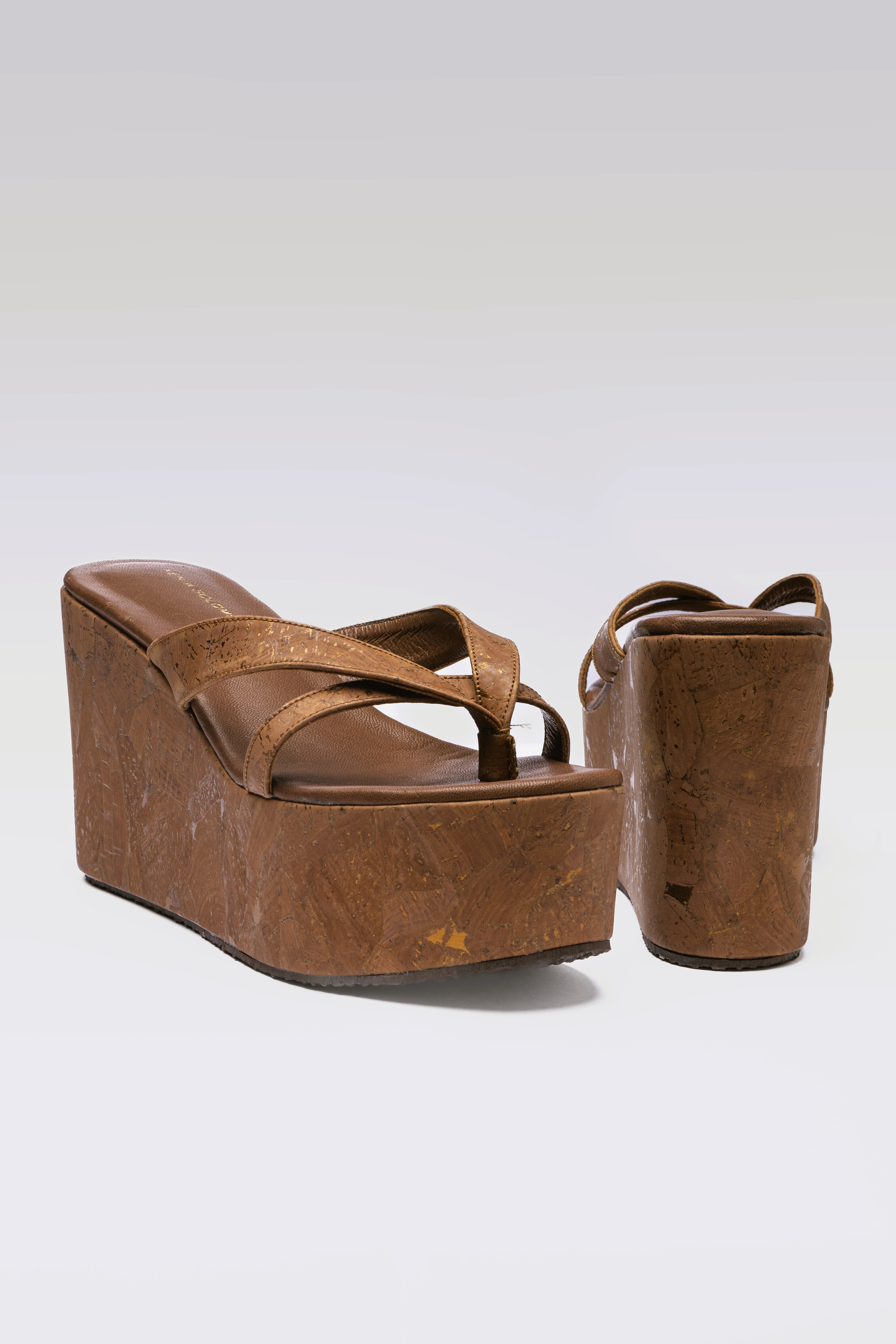 JENNY BROWN CORK PLATFORMS 10mm