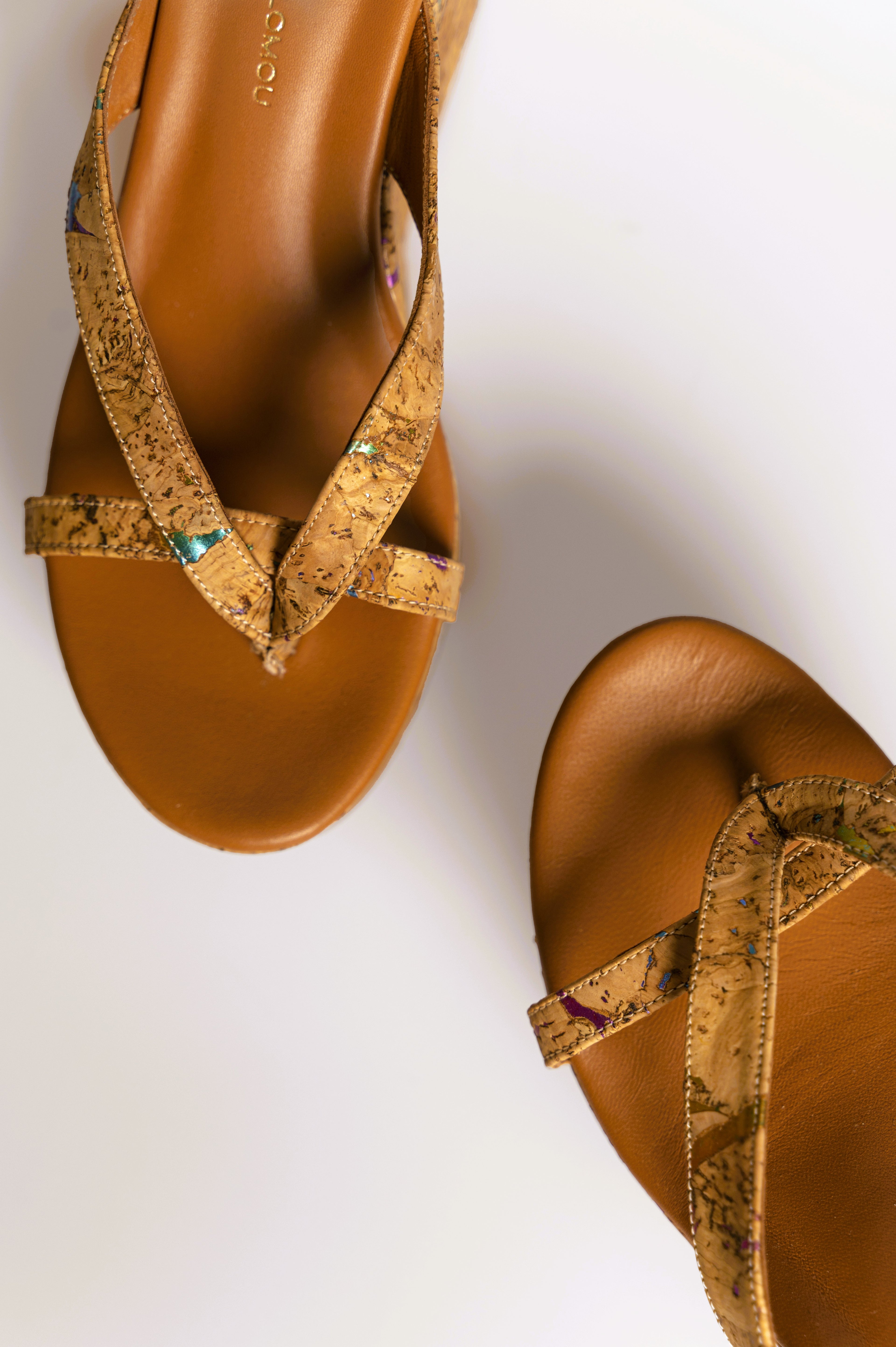 JENNY MULTICOLOR CORK PLATFORMS 10mm