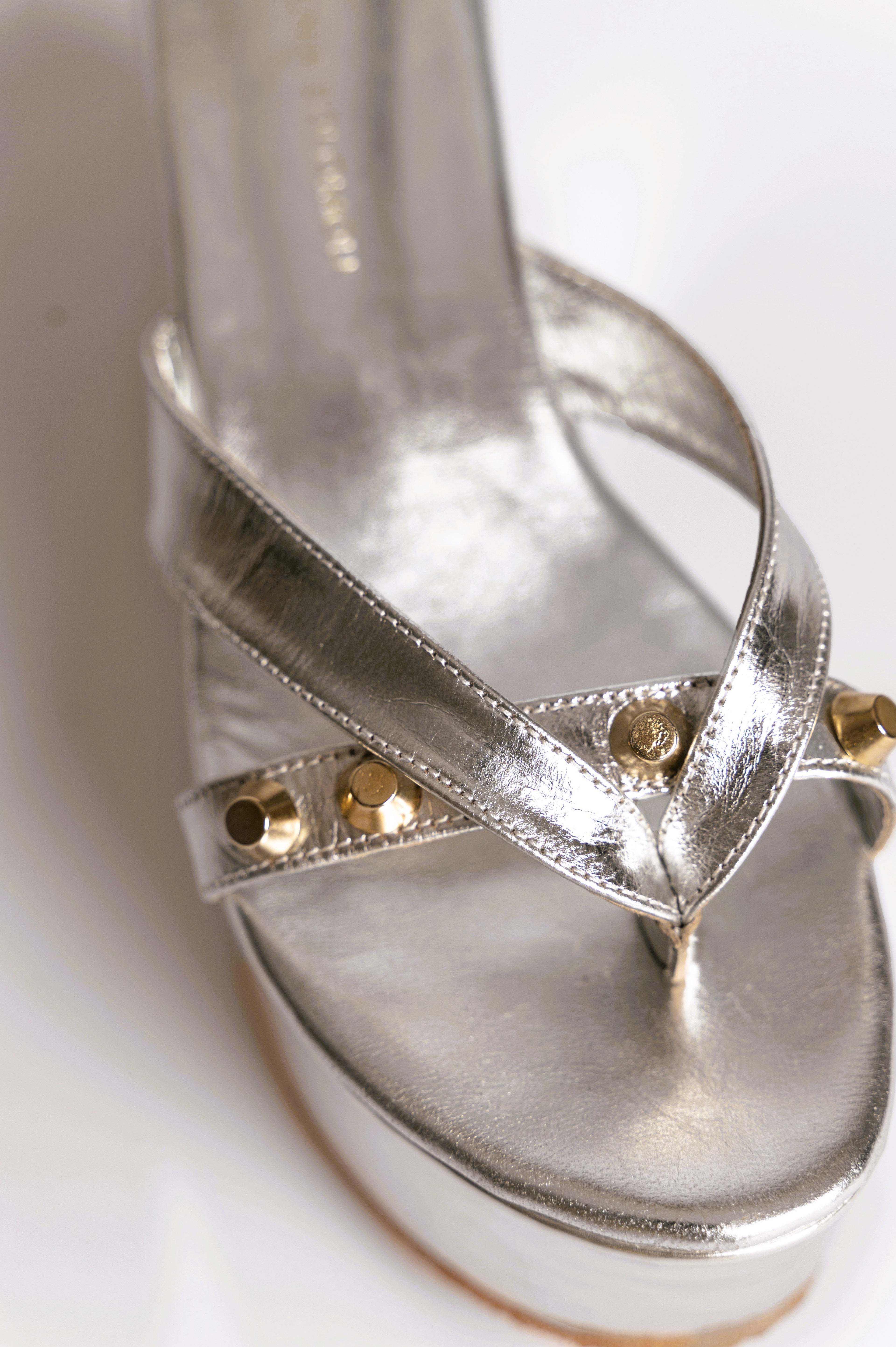 JENNY SILVER PLATFORMS 10mm XENIA SOLOMOU
