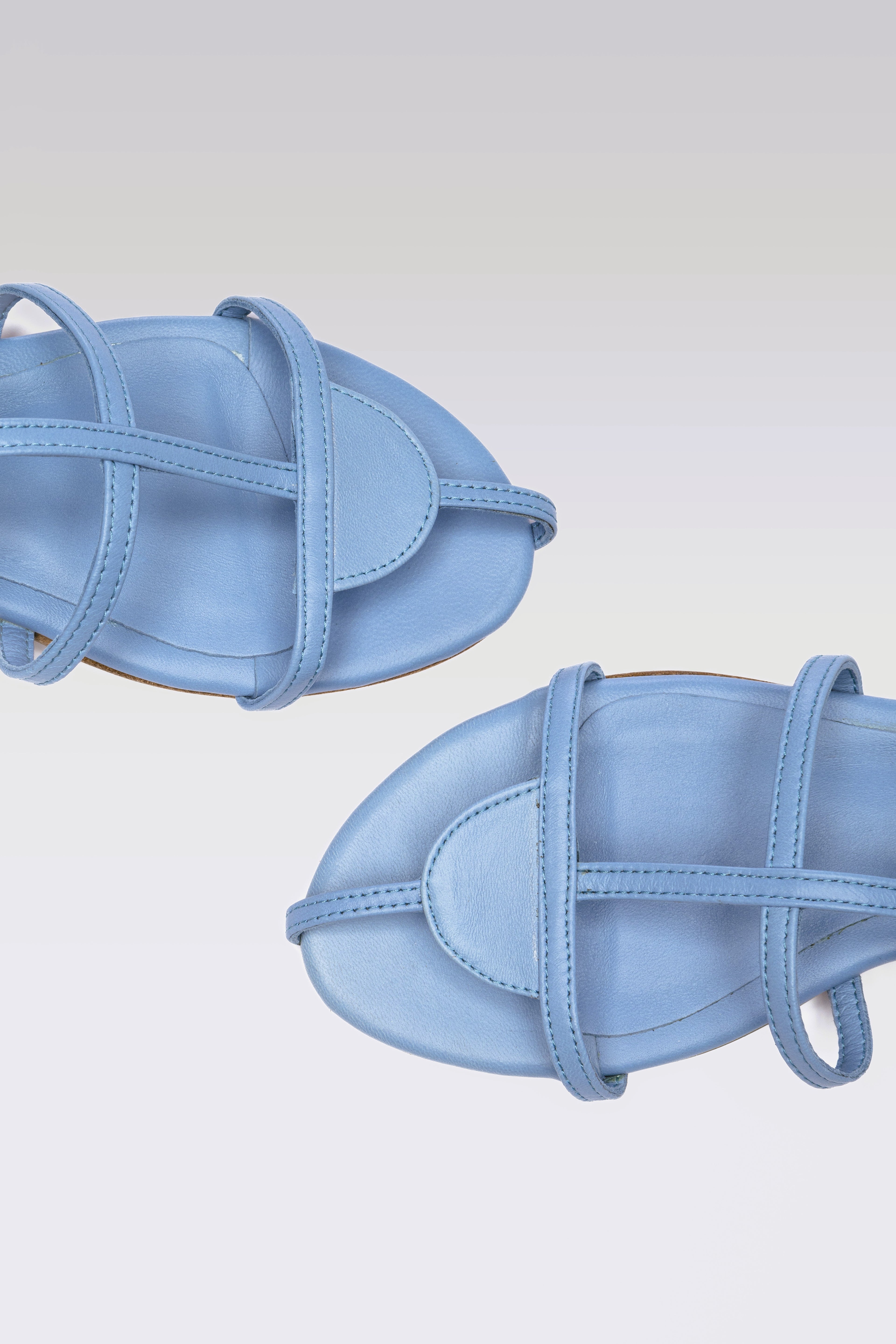 MICAELA LIGHT BLUE FLATS